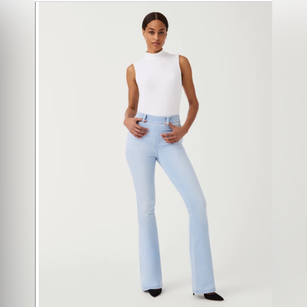 Spanx Flare Jeans Light Wash NWT